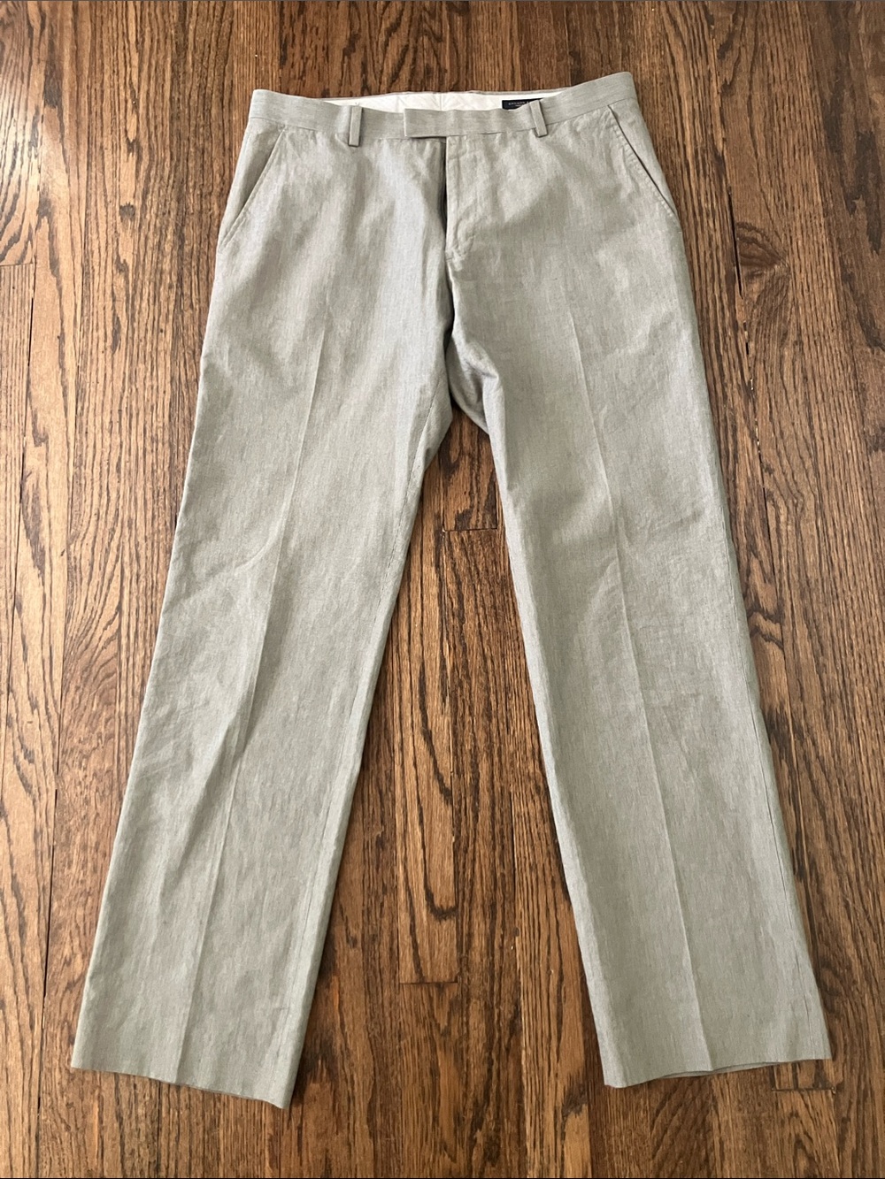 Banana Republic Men’s Tailored Slim Fit pants trousers, cotton linen blend